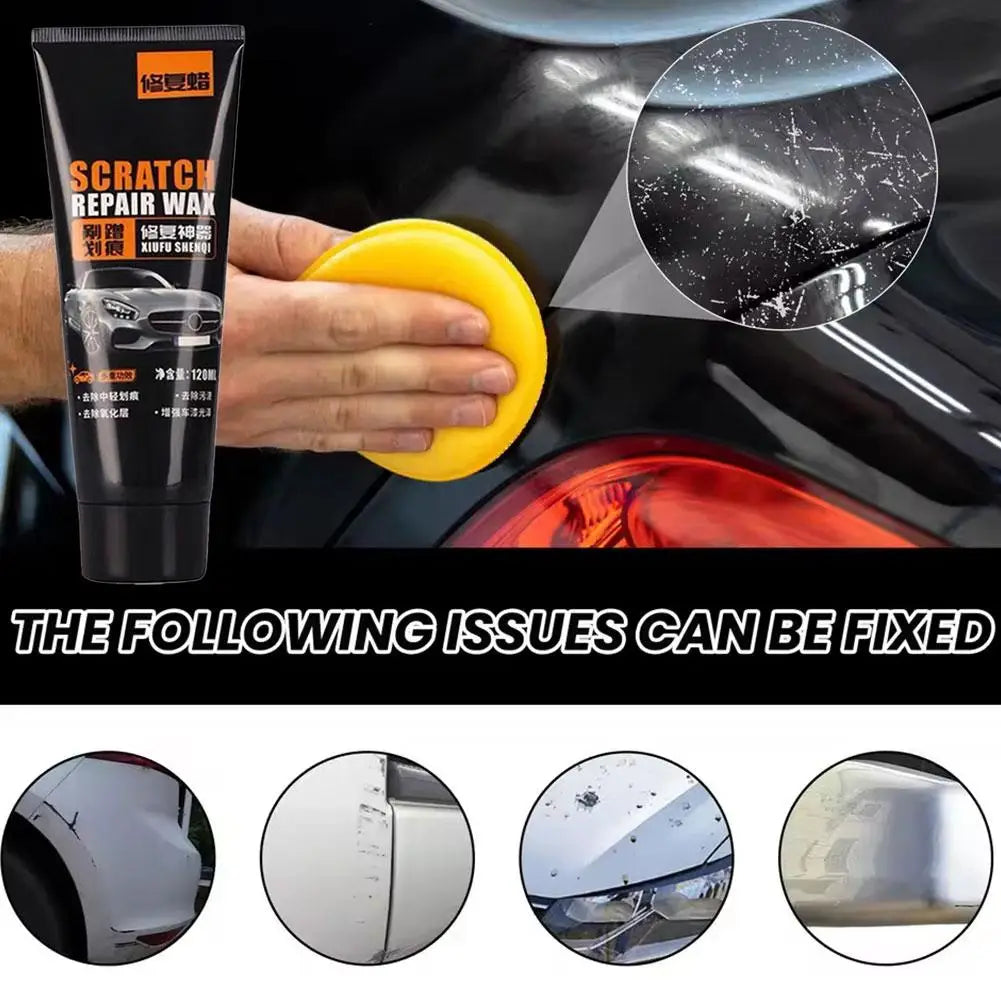 Car Scratch Repair Wax Car Paint Coating Polish Wax Car Body Grinding Compound Scratch Paste Strong Fix Care Car Wax Oasis Select