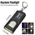 Mini COB LED Flashlight USB-C Rechargeable Magnetic Clip EDC