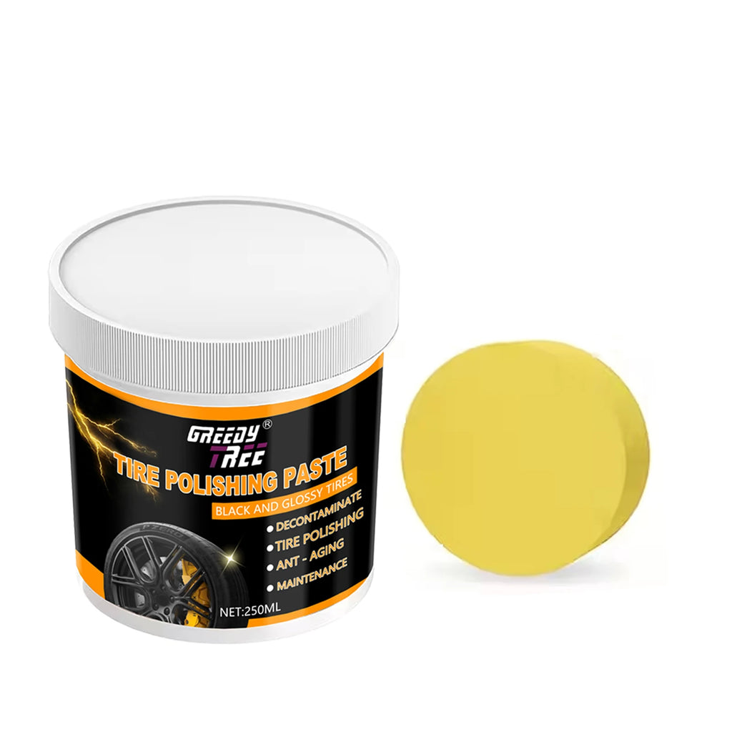 Tire Wax Brightening Paste – Dark Color & Anti-Cracking Guard Tire Wax Paste Oasis Select