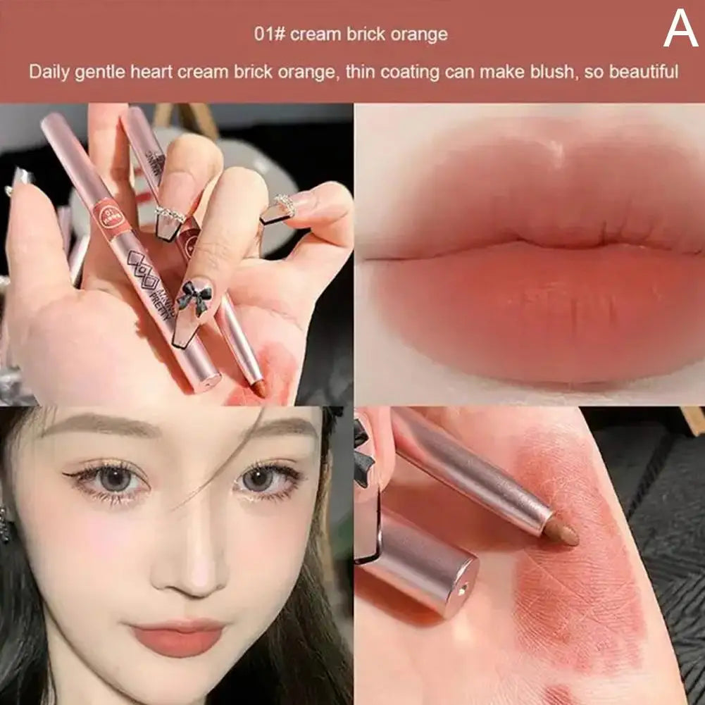 Waterproof Matte Lip Liner – Long-Lasting Moisturizing Pencil Lip Liner Pencil Oasis Select Milk Orange
