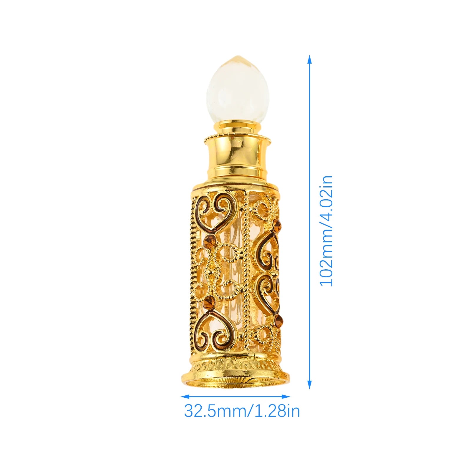 1Pc 10ml Perfume Bottle Refillable for Cologne,perfume,lotion for Travel and Can Be Used To Decorate The Bathroom and Dresser Oasis Select