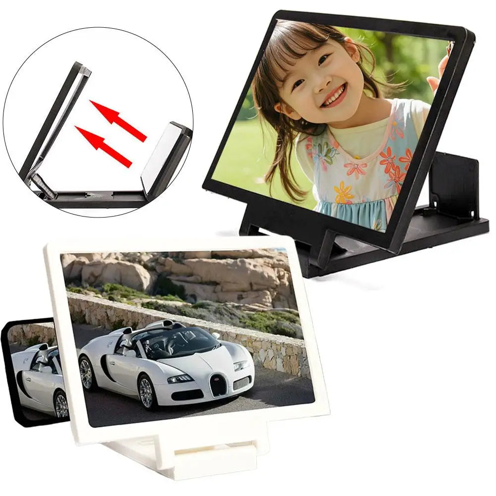 NEW 3D Screen Amplifier Mobile Phone HD Screen Video Glass Stand Magnifier For Phone Enlarged Screen Phone Stand Bracket Oasis Select