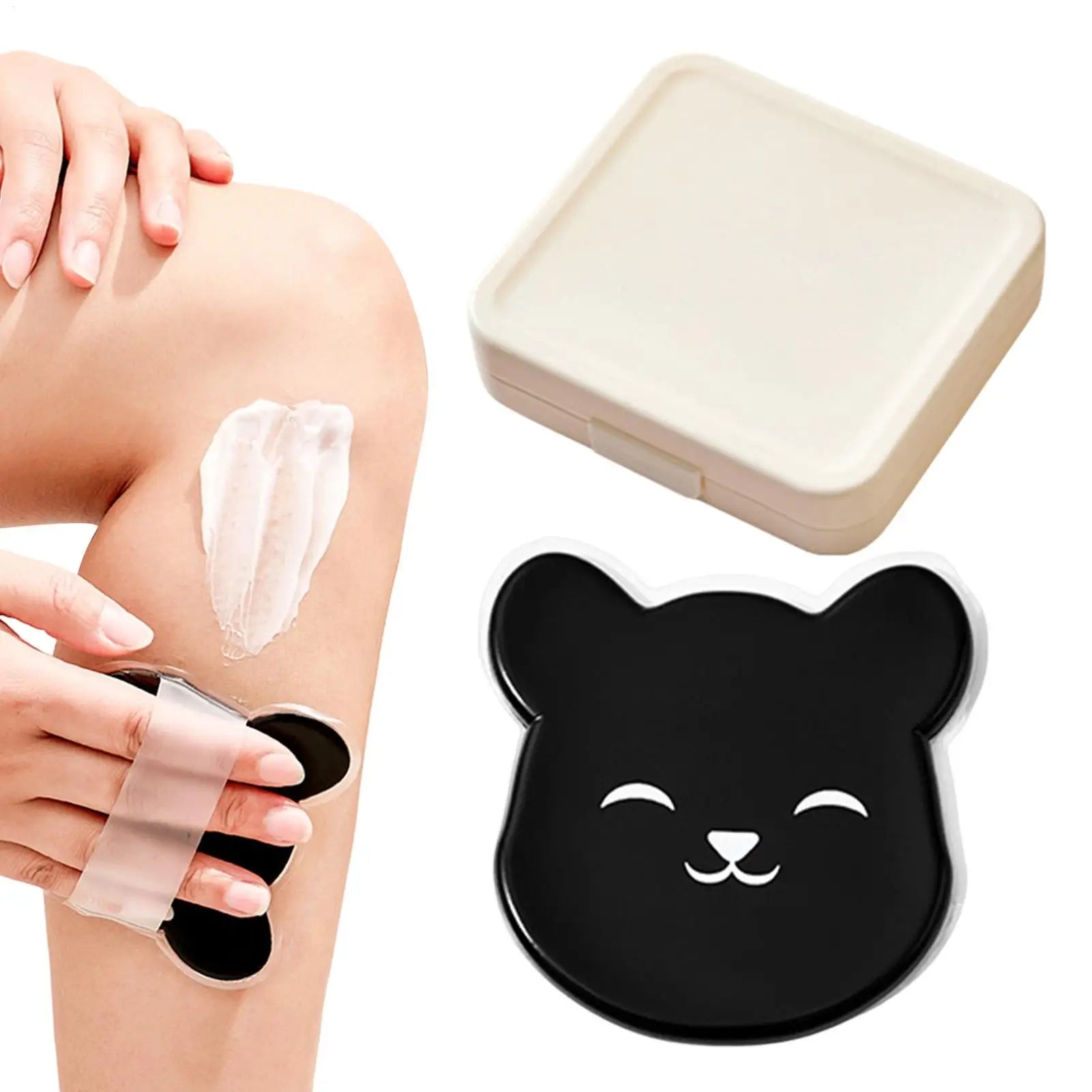 Multi-Function Lotion Sunscreen Ointment Applicator Silicone Sunscreen Back Applicator Bear Shape Reusable Lotion Applicator Oasis Select