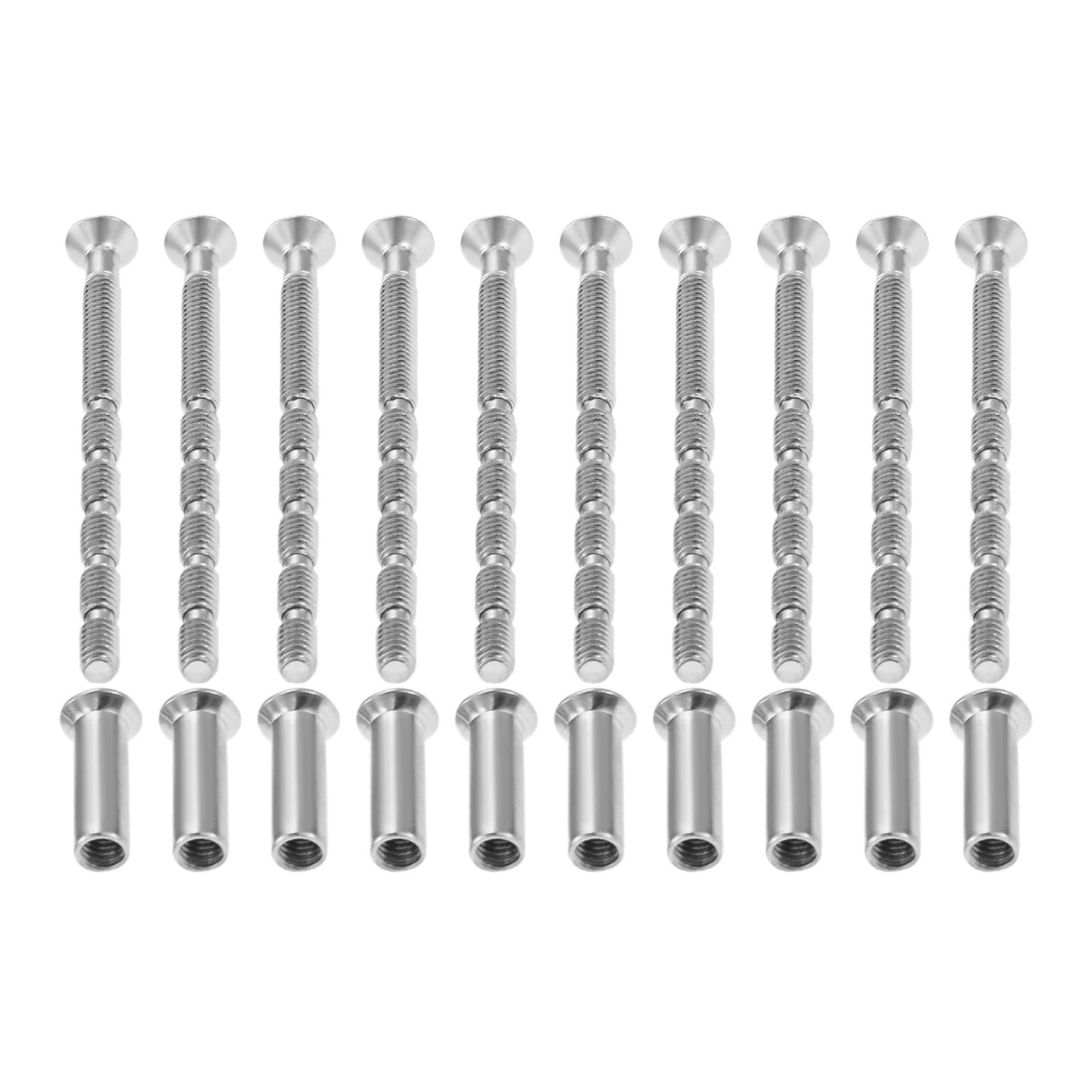 10 Sets Cross 304 Stainless Steel Screws M4*60mm with Nuts M4*16mm for Fixing Door Handles,knobs,eye Masks and Patio Handles Oasis Select Default Title