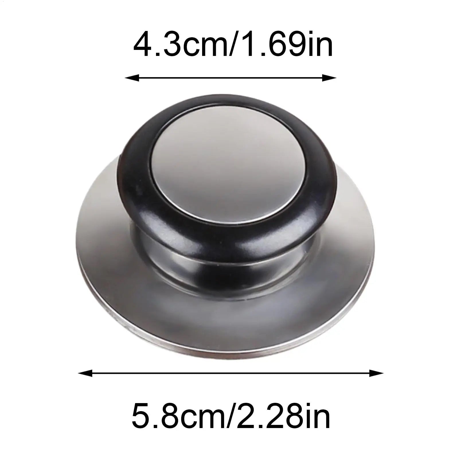 1PC Kitchen Handle Cookware Knob Cover Glass Bottom Cover Pressure Cookers Universal Pot Lid Handle Interchangeable Handles Oasis Select