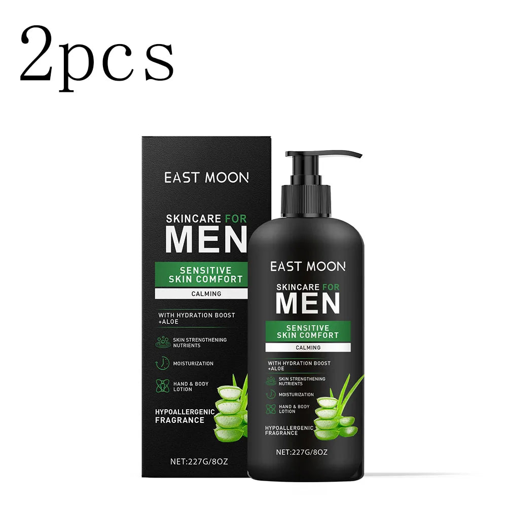East Moon Men's Body Lotion – Moisturizing Nourishing Cream Men's Body Cream Oasis Select 2boxed 1