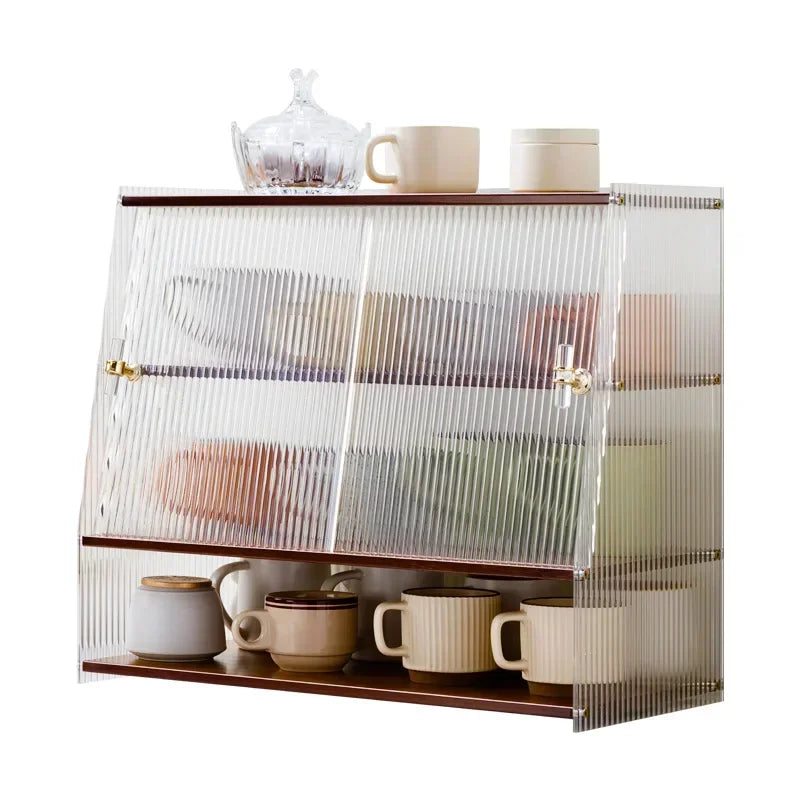 Dust-proof cup storage rack, cup holder, water cup storage rack, tea set, cup holder, coffee cup, mug storage box. Oasis Select