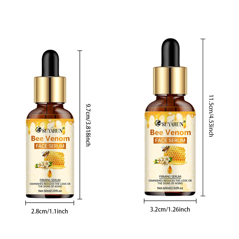 SUYARUN Bee Venom Facial Serum - Anti-Aging Firming Essence for Wrinkle Reduction & Youthful Glow. Oasis Select