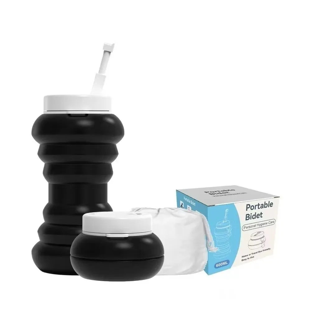 600ml Collapsible Portable Bidet – Foldable Travel Sprayer