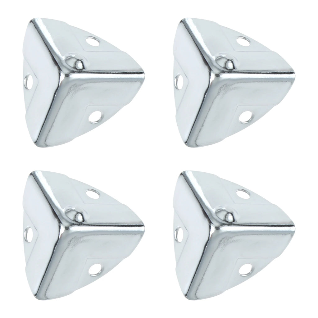 4Pcs Metal Corner Protectors for Tool Box, Flight Case & Luggage