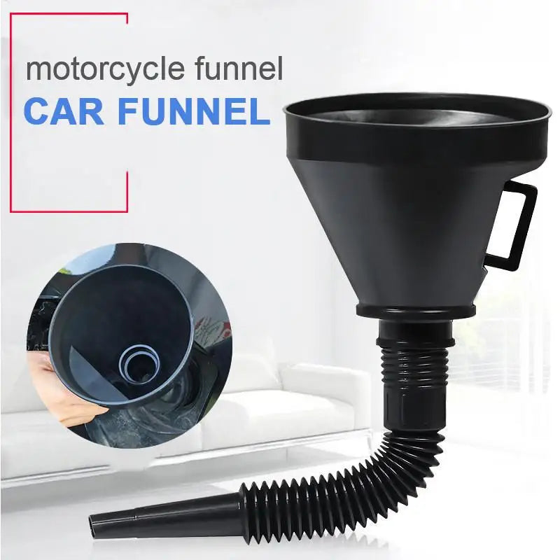 Oil Funnel Car Engine Refueling Funnels with Filter Extension Pipe for Auto Motorcycle Truck Oil Petrol Diesel Gasoline Funnel Oasis Select