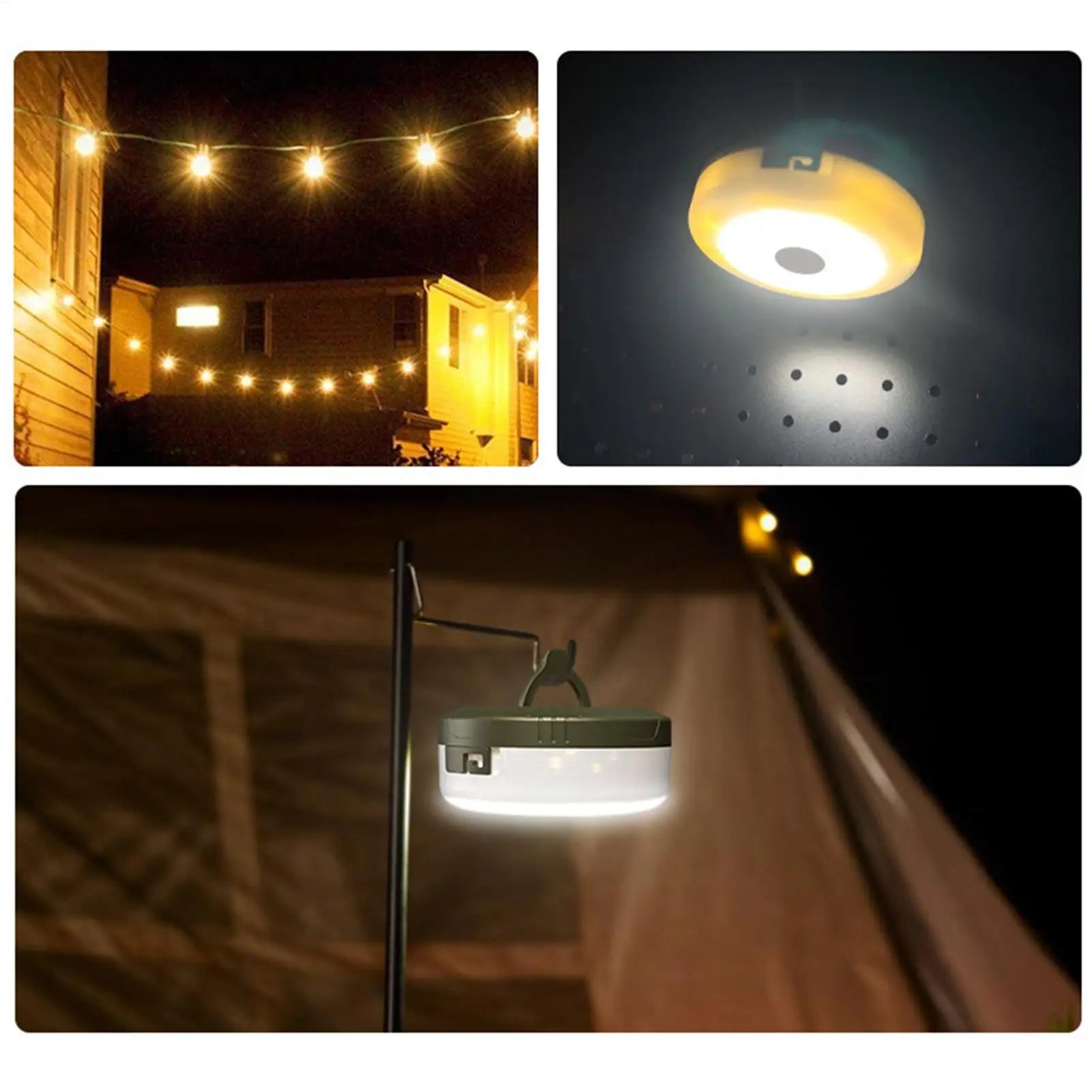 Camping Light LED Reel String Lights Outdoor USB Camping Lamp Recyclable LED Atmosphere Light For Garden Tent Room Decor Oasis Select