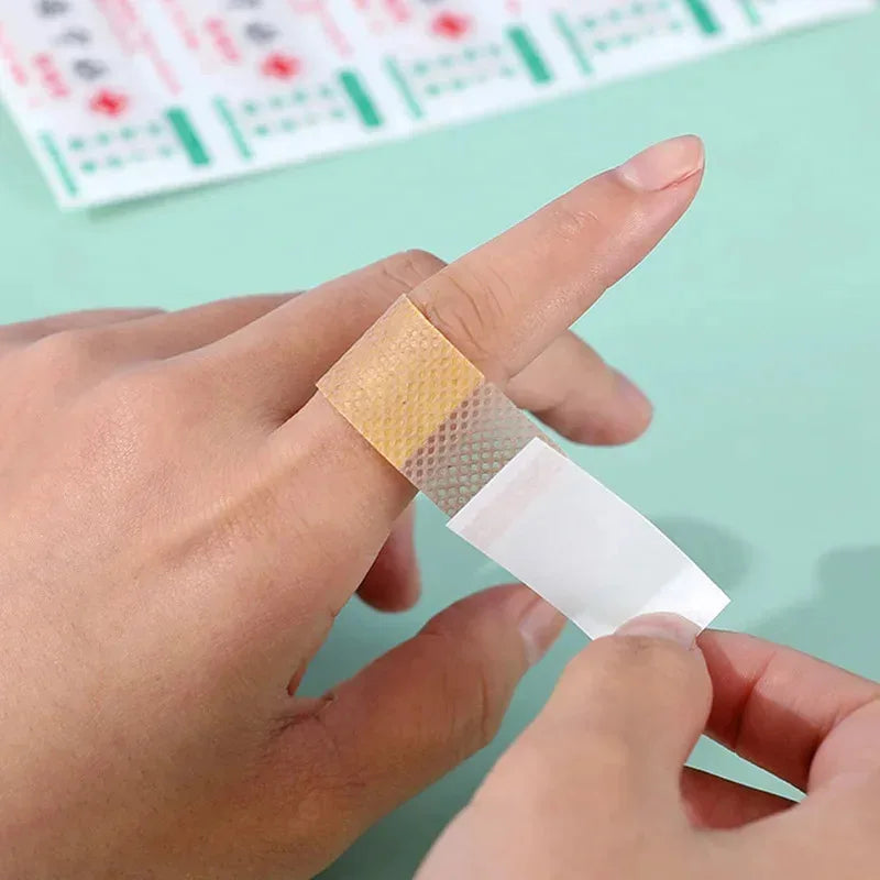 50/500pcs Emergency First Aid Bandage Heel Cushion Adhesive Plaster Waterproof Band-aid Medical Wound Hemostasis Patch Sticker Oasis Select