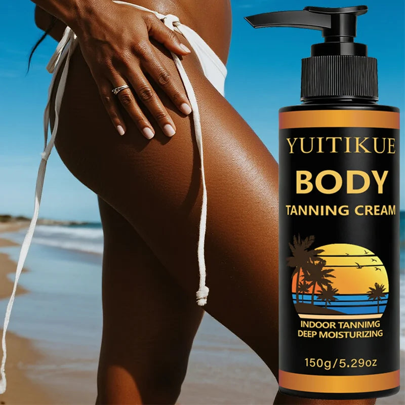 YUITIKUE Indoor Self-Tanning Lotion – Natural Dark Bronzer 150g