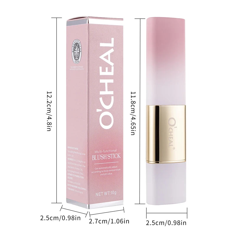 Waterproof Powder Blush Stick – Long-Lasting Natural Finish Powder Blush Stick Oasis Select