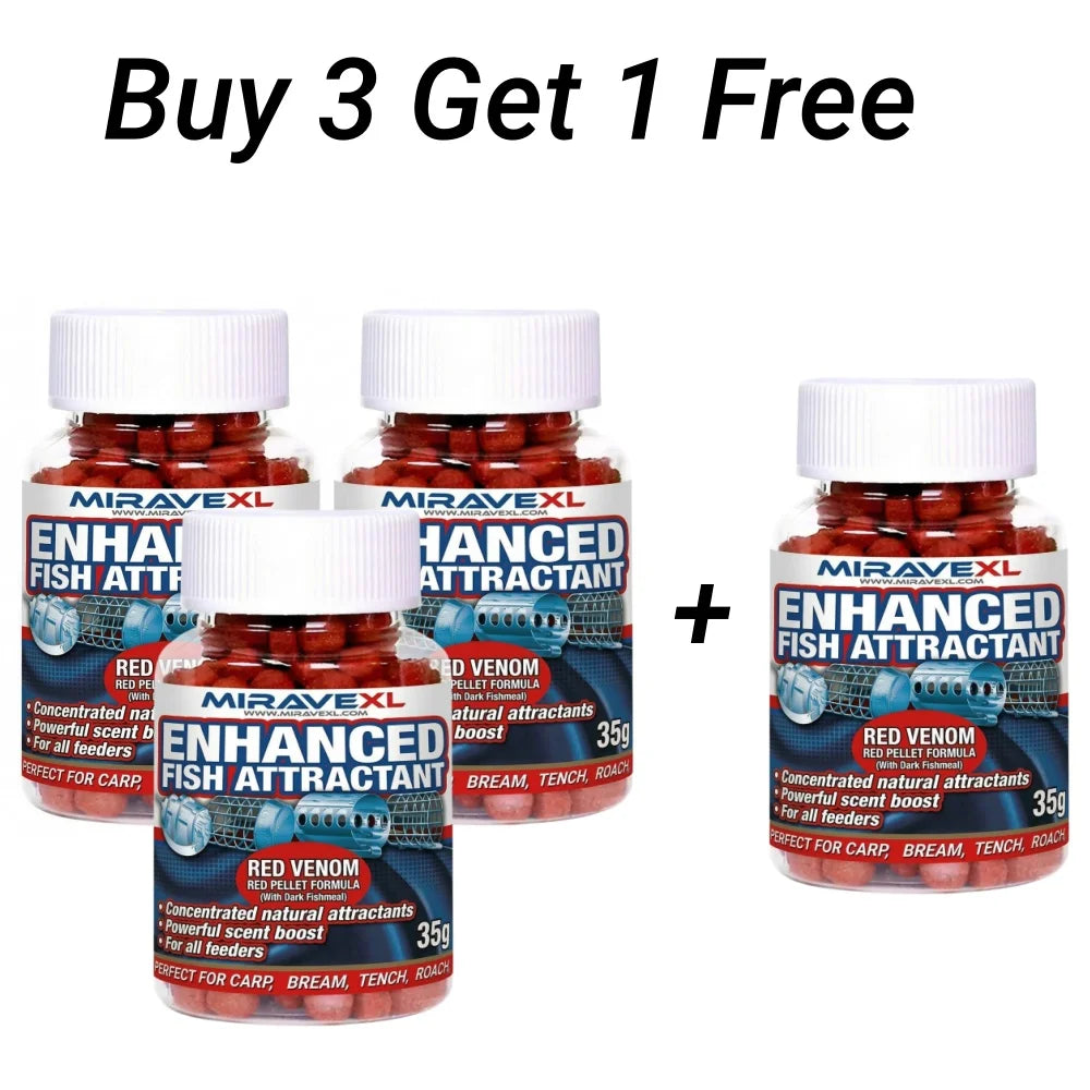 Ultimate High Protein Fish Attractant Pellets Concentrated Scent Bait Lures For Carp Tench Bream Universal Coarse Fishing Tackle Oasis Select 4PCS