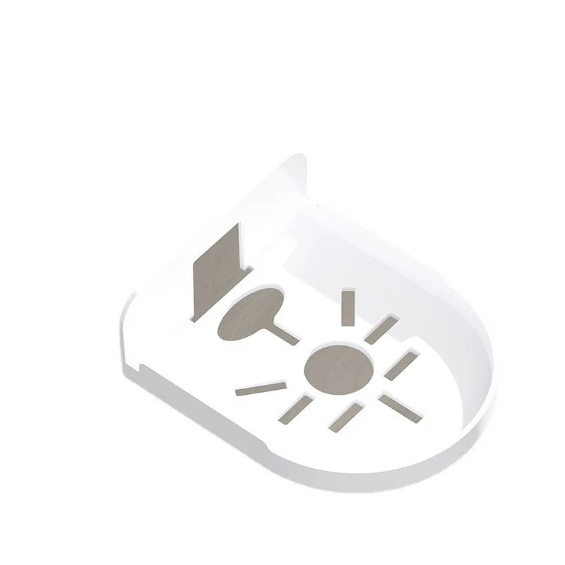 Universal Non-Drilling Wall Mount for CCTV Camera - Durable and Space-Saving Storage Holder Oasis Select 2pcs white
