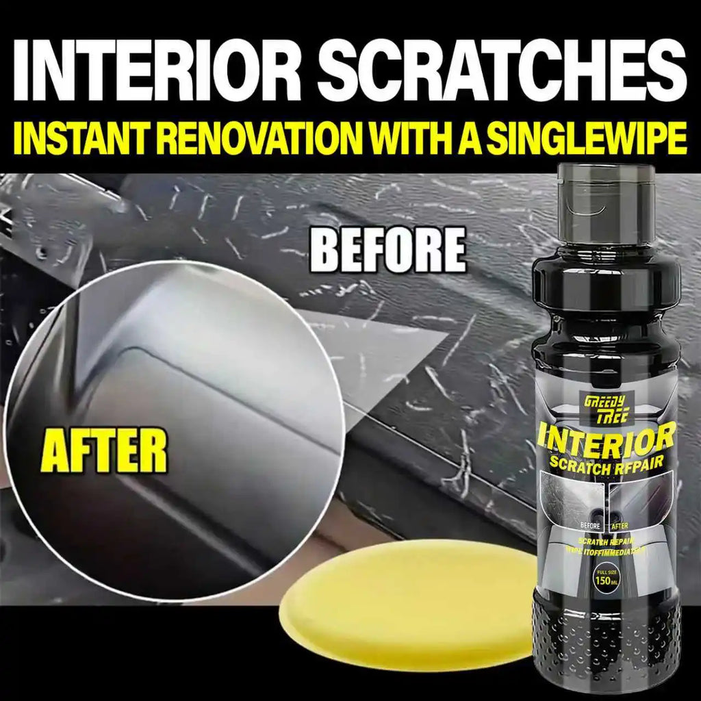 Car Interior Scratch Repair Kit – Plastic Restorer & Wax