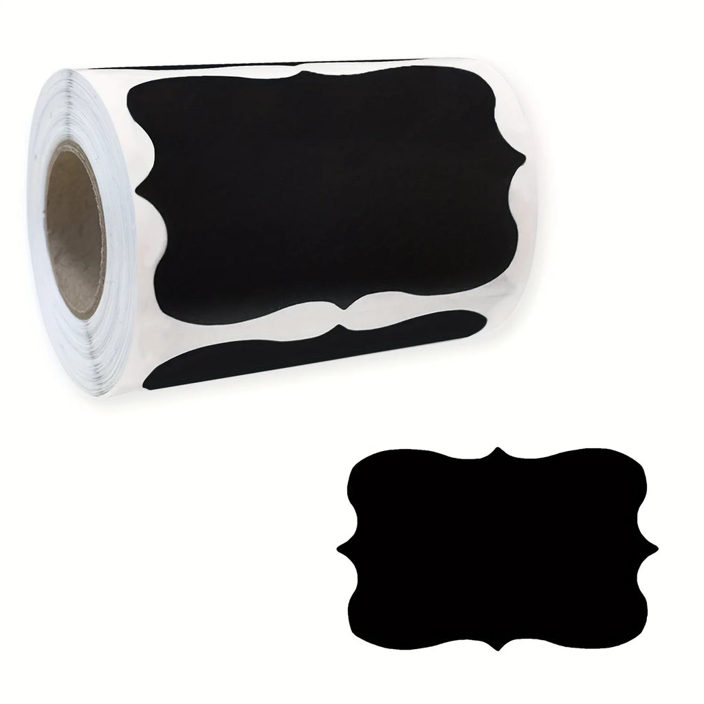 150pcs Waterproof Chalkboard Labels Spice Organizer Label for Household Kitchen Jars Blackboard Stickers Oasis Select 150pcs