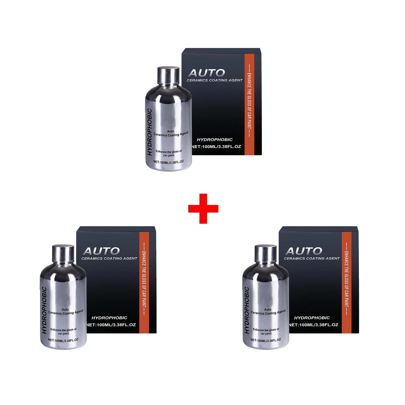 Automotive Ceramic Coating Agent Coating for Auto Paint Care Anti-Scratches High-Gloss Car Polish Nanos Coatings Shine Shield Oasis Select 3pcs