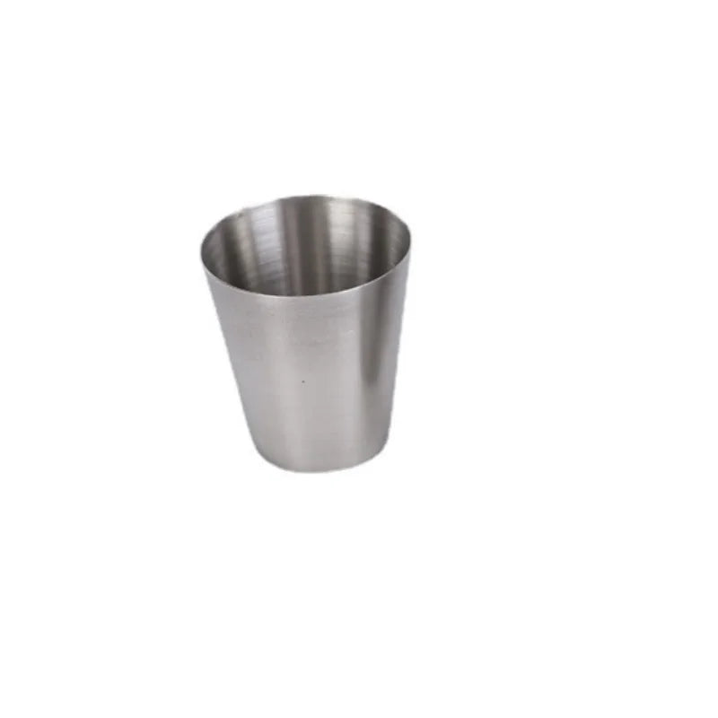 4Pcs 30ml Stainless Steel Shot Glasses with Leather Case Outdoor Hiking Gear Stackable Cup Camping Sets Portable Drink-ware Cup Oasis Select 1cup 30ml
