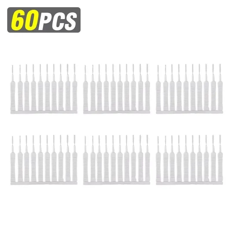 10-100pcs New Shower Head Cleaning Brush Washing Anti-Clogging Small Brush Pore Gap Cleaning Brush For Kitchen Toilet Phone Hole Oasis Select 60pcs