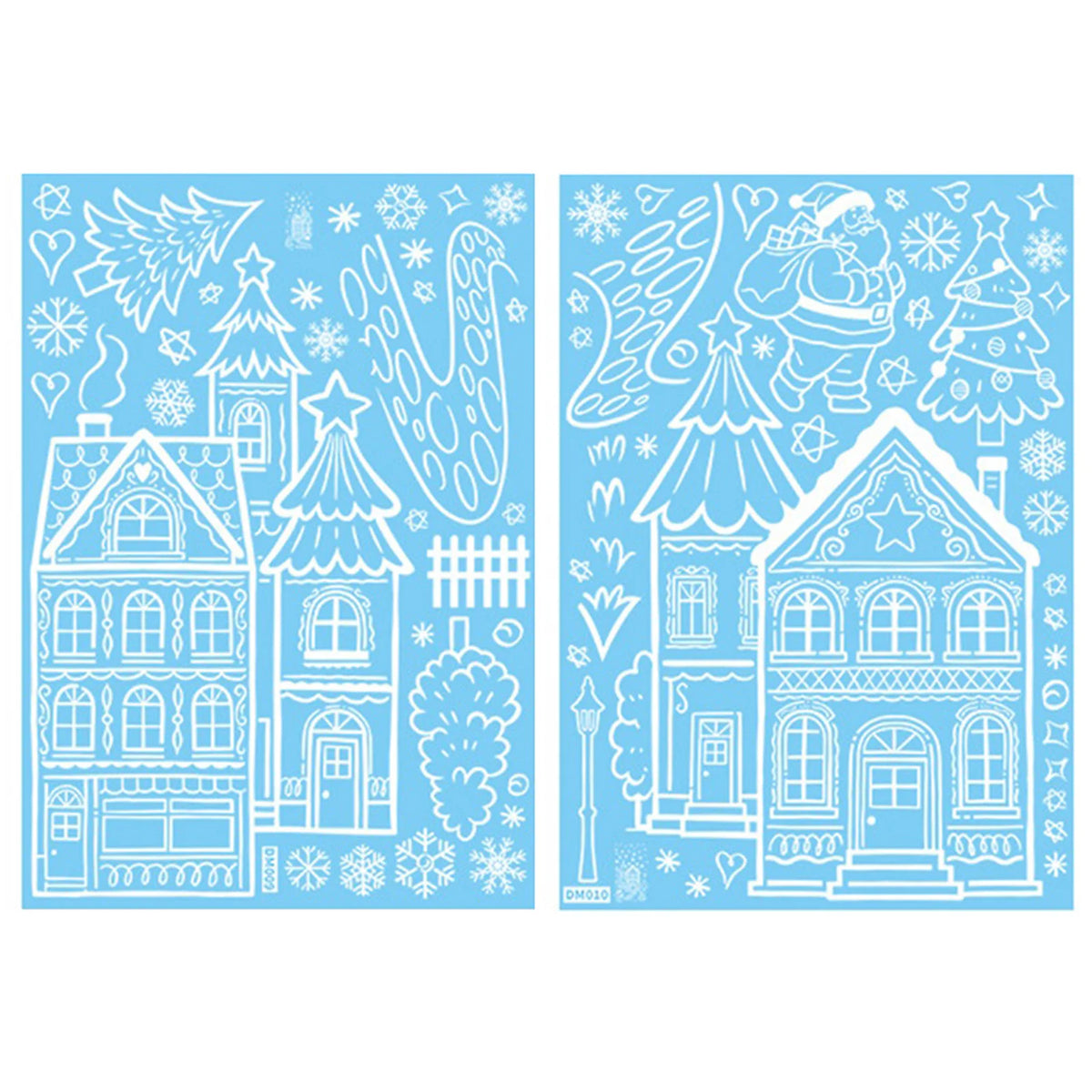 Snowman Christmas Window Clings & Removable Xmas Wall Decals Christmas Window Decals Oasis Select DM9 10