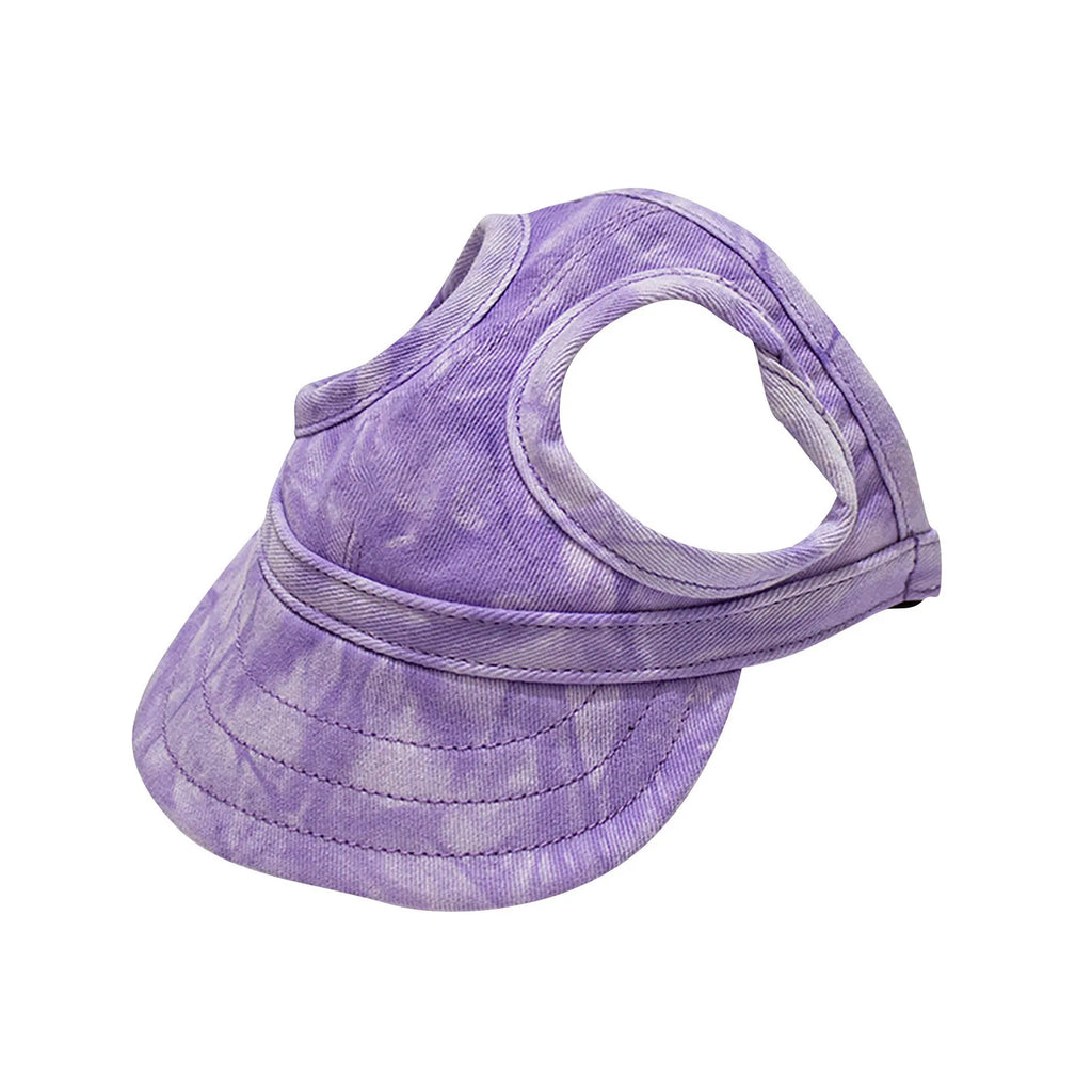 Pet Dog Caps Small Puppy Pets Summer Solid Oxford Cap Dog Baseball Visor Hat Outdoor Accessories Sunscreen Bonnet Cap Chihuahua Oasis Select J L