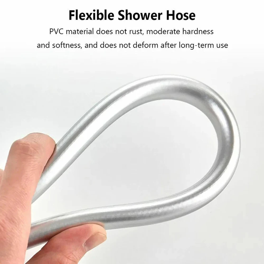 1.5/2.0/3.0M High Pressure Shower Hose Plumbing for Bathroom Accessories PVC Flexible Handheld Anti Winding GI/2 Universal Hose Oasis Select
