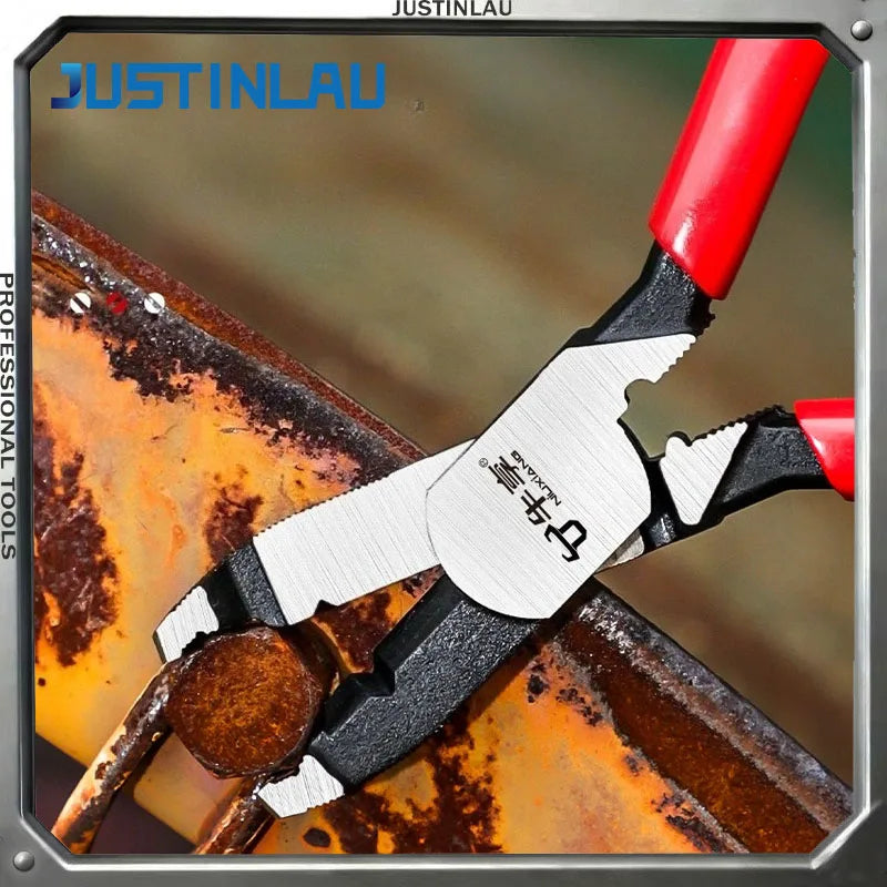JUSTINLAU Industrial Grade Multifunctional Pliers Heavy Duty Combination Pliers and Cutting Machines for Automotive Maintenance Oasis Select