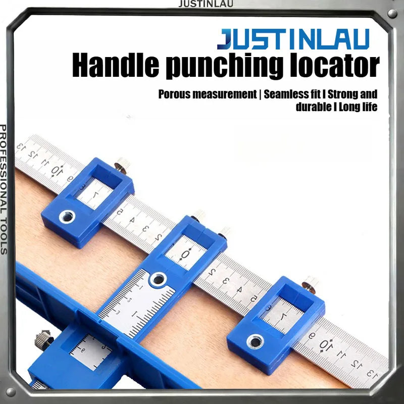 JUSTINLAU 1 Piece Woodworking Handle Drilling Locator Handle Locator Auxiliary Tool Cabinet Door Puncher Opener Positioning Oasis Select