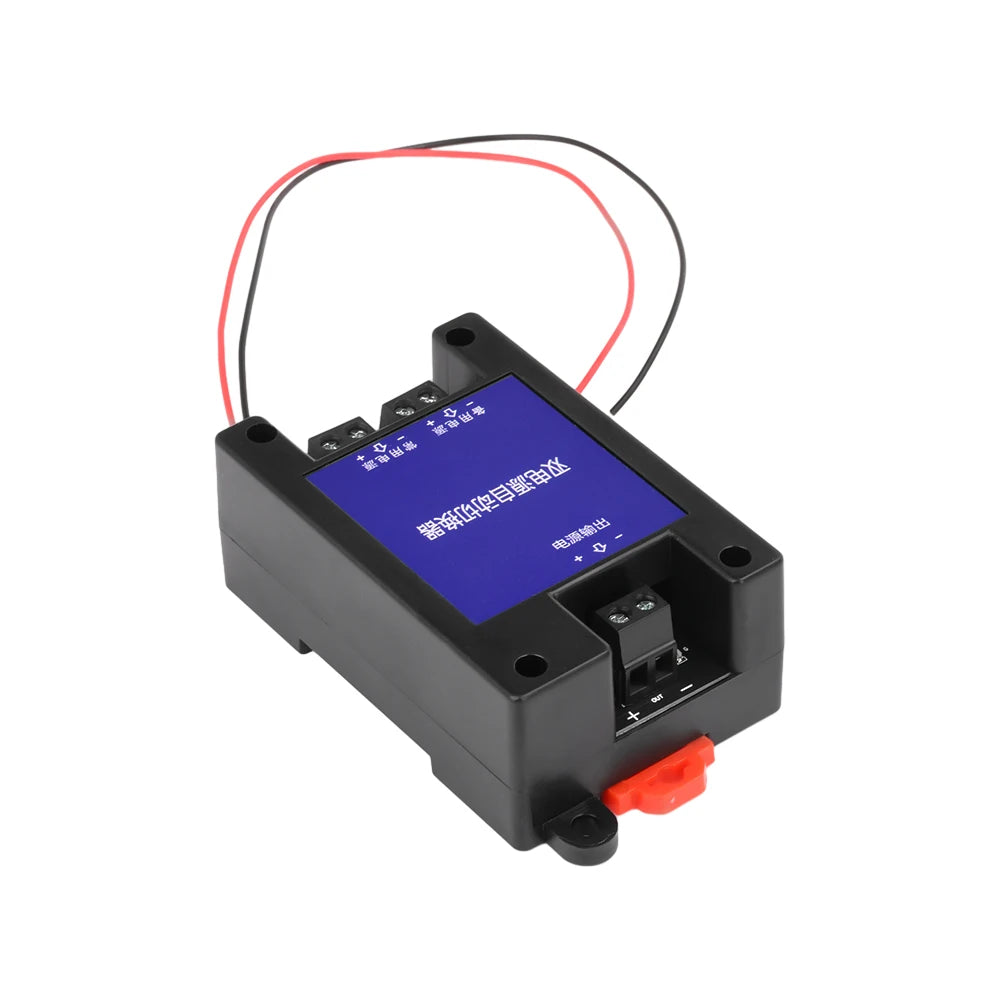 DC 5V-60V 2 Way Power Automatic Switch 8A Dual Power Supply 2 In 1 Out Power Failure Transfer Switch Board Module Oasis Select Black