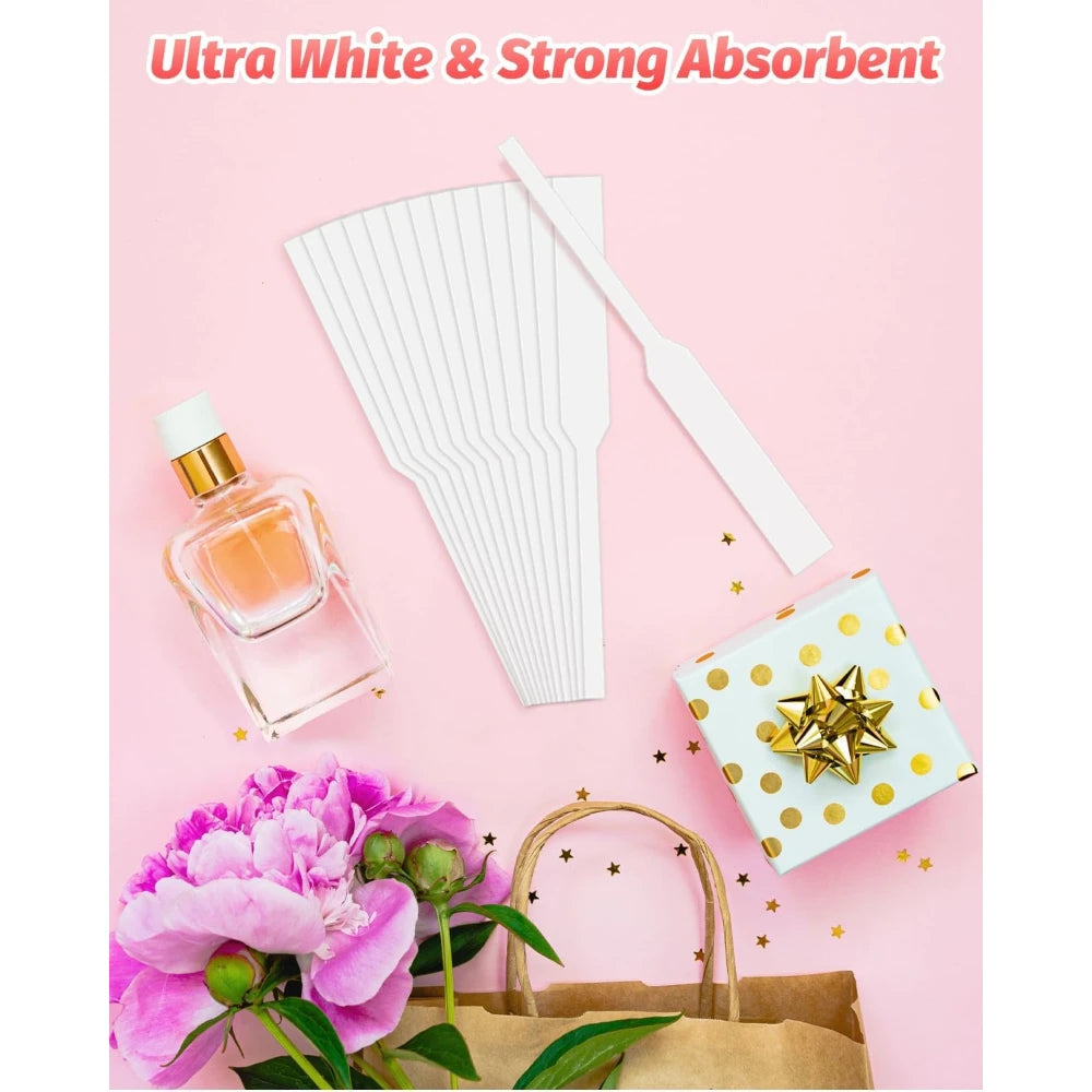 150-350PCS Perfume Test Strips Blotters Absorbent Odorless White Paper Perfume Shop DIY Essential Oil Fragrance Sampling Bulk Oasis Select