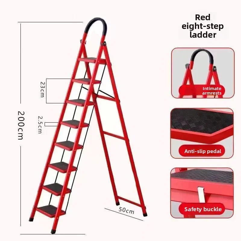Herringbone Ladder Household Folding Telescopic Multifunctional