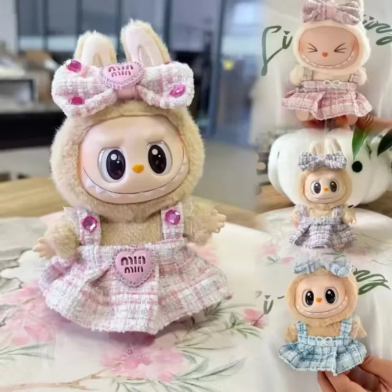 17cm Mini Plush Doll'S Clothes Outfit Accessories For Korea Kpop Exo Labubu Idol suit Clothing Gift，Only clothes and no dolls Oasis Select