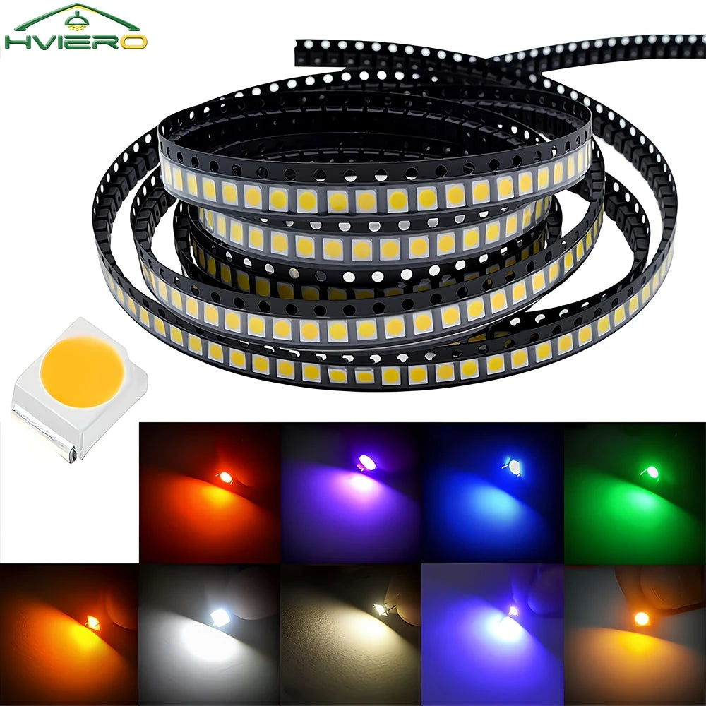 500Pcs 1210 SMD LED Chips – Ultra Bright DIY Lighting Beads