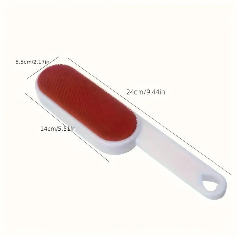 Self-cleaning Lint Sticking Roller 2 Sides Dedusting Brush Pet Hair Remover Brush Removing Dog Cat Hair from Sofa Carpet Clothes Oasis Select