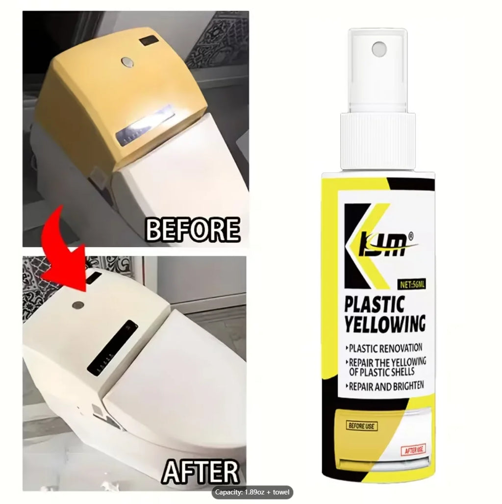 Plastic Yellowing Remover Spray – Restore White Plastic Easily Plastic Restorer Spray Oasis Select