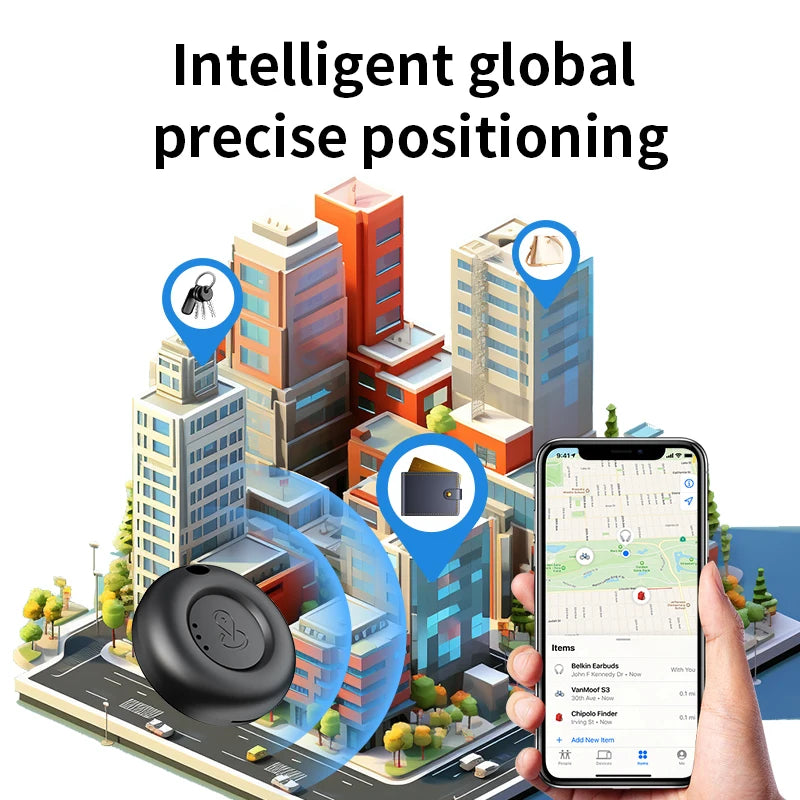 Mini Bluetooth Tracker – Apple Find My, Keys, Kids & Bags Bluetooth Item Tracker Oasis Select