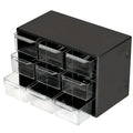 Dustproof Multi-Grid Desktop Drawer Organizer - Portable Storage Box for Jewelry, Cosmetics, Desk Drawer Organizer Box Oasis Select black