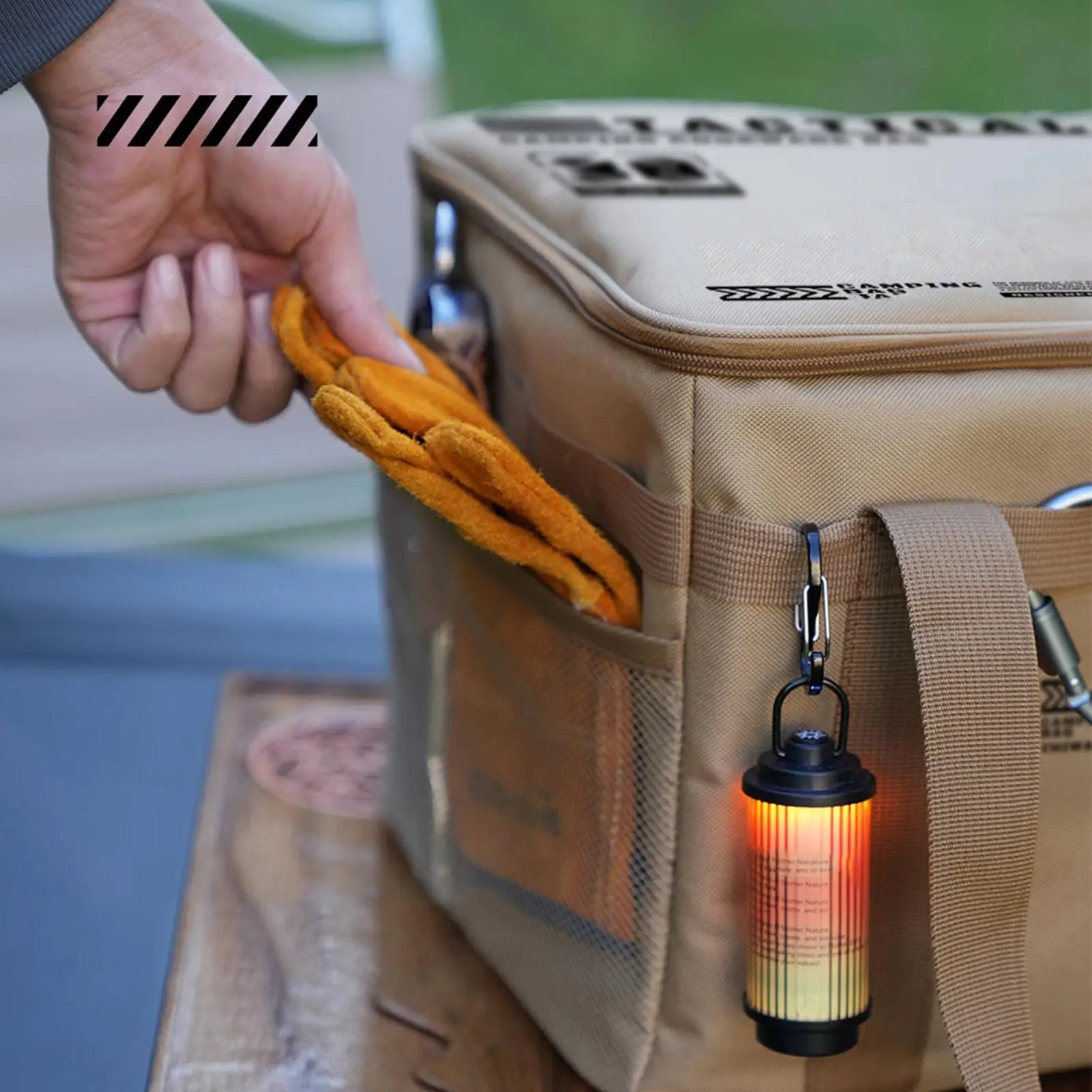 Camping Cooking Utensil Organizer 30L Large Capacity Car Trunk Storage Bag Detachable Multifunctional Camping Stove Storage Case Oasis Select
