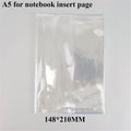 Waterproof PVC Transparent Protective Sleeve for A6 A5 Notebook Journal Planner Book Diary Protect Cover Office Supplies Oasis Select B