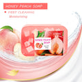 Peach Jelly Soap, 3-in-1 Cleansing and Bath Soap, deeply cleanses and bathes the whole body, suitable for all skin types, Oasis Select 100g