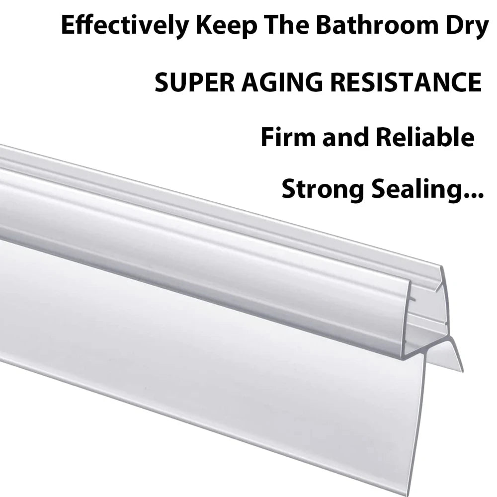 New Shower Door Seal Bath Screen Shower Strip Seal Or Screens Doors 4-6mm Glass Seals Gaps Home Improvement Oasis Select