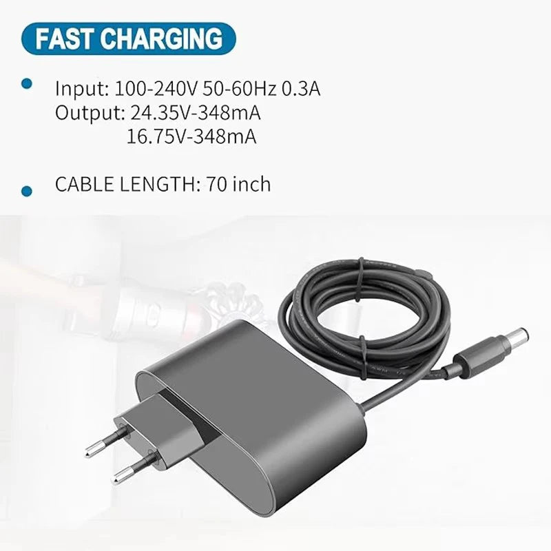 16.75V/24.35V 0.348A Vacuum Cleaner Charger For Dyson DC30 DC31 DC34 DC35 DC44 DC45 DC56 DC57 Power Supply Adapters 7.4 x 5.0 mm Oasis Select