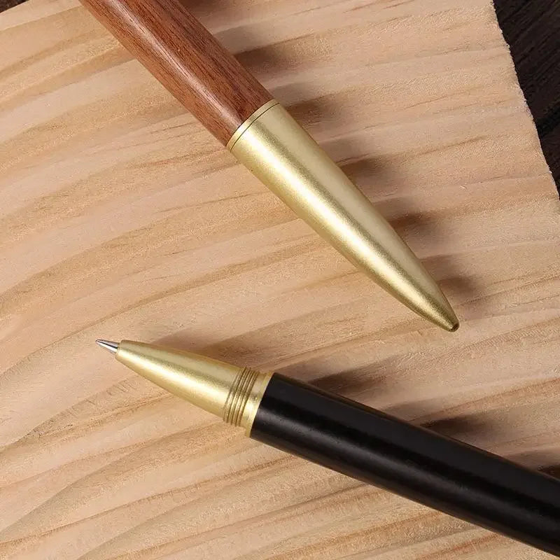 Zodiac Wooden Retractable Roller Ball Pens Smooth Writing Signature Executive Business Ball Point Vintage Gift Pen Oasis Select