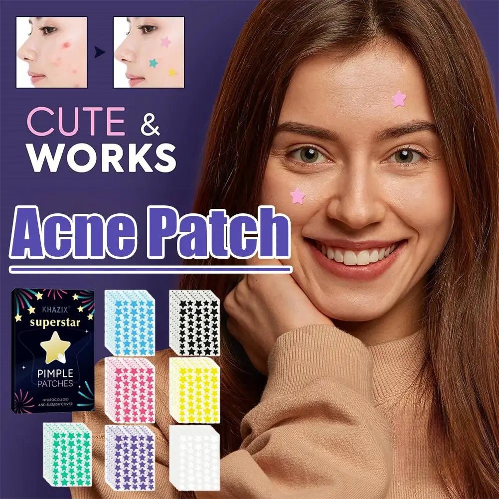 Colorful Star Pimple Patches 240/280pcs – Hydrocolloid Acne Stickers Acne Pimple Patches Oasis Select