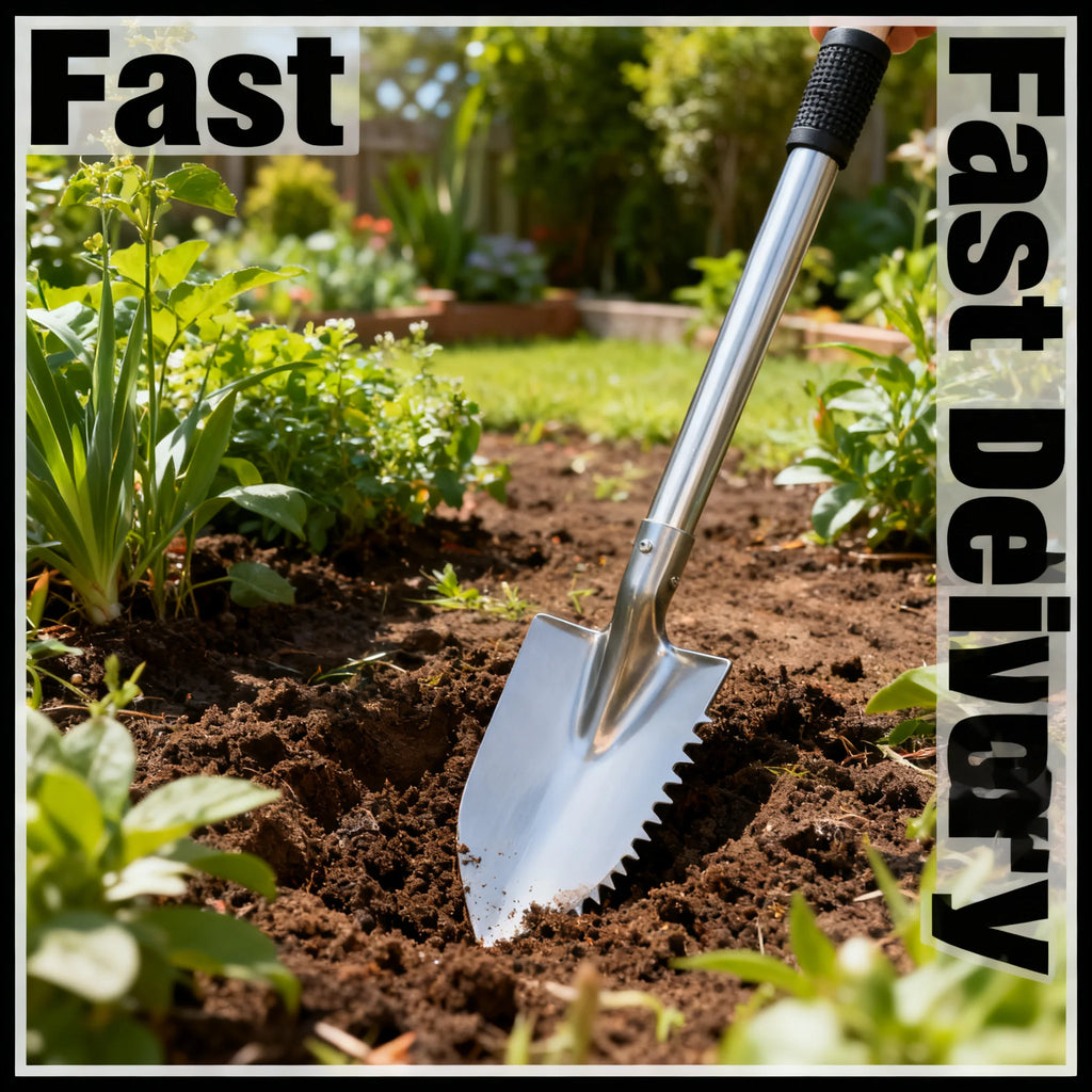 Heavy Duty Stainless Steel Garden Trowel – Dig, Weed & Plant
