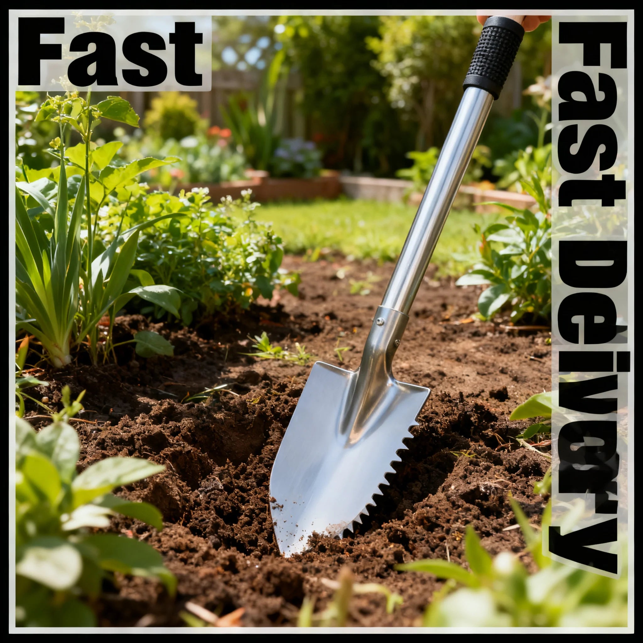 Heavy Duty Stainless Steel Garden Trowel – Dig, Weed & Plant