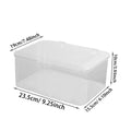 1pc transparent/transparent black flip cover hair accessory storage box desktop stackable jewelry hair accessory storage box Oasis Select transparent